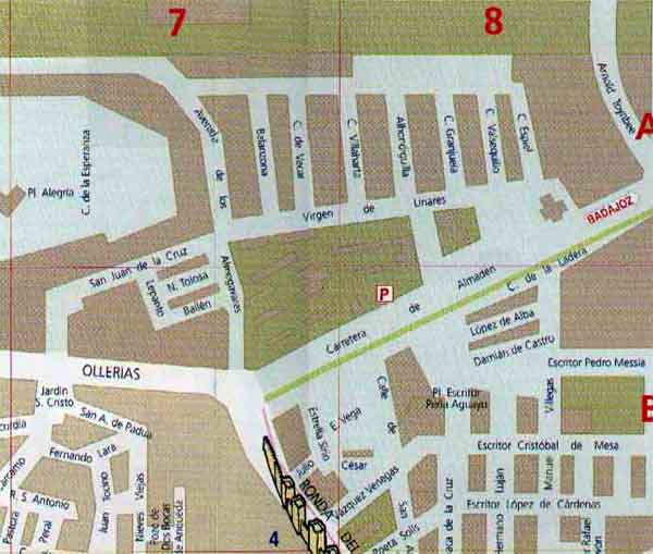 Cordova map of cordoba