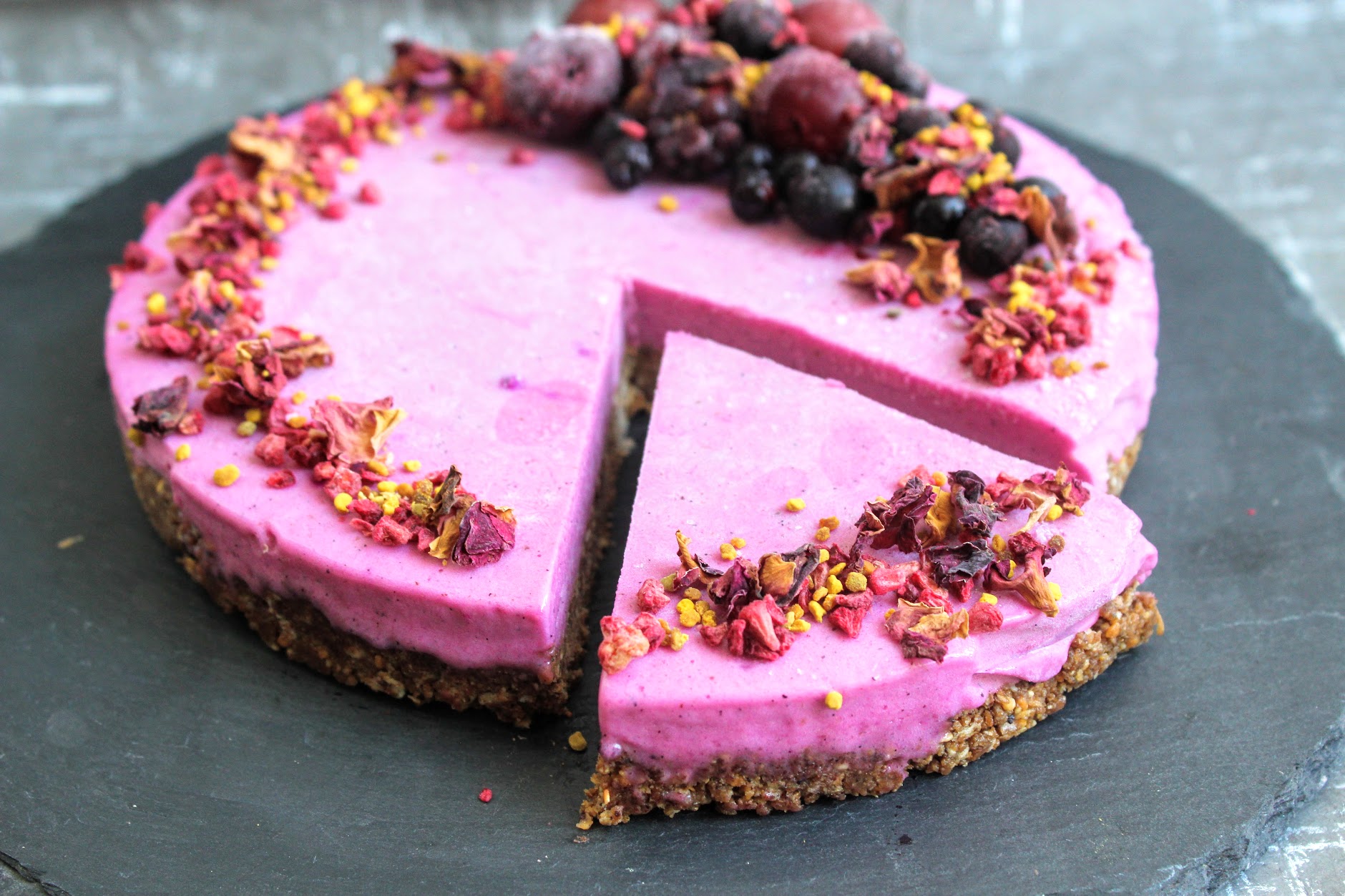 Raw Dragon Fruit Cheesecake SpamellaB’s Health Food Blog