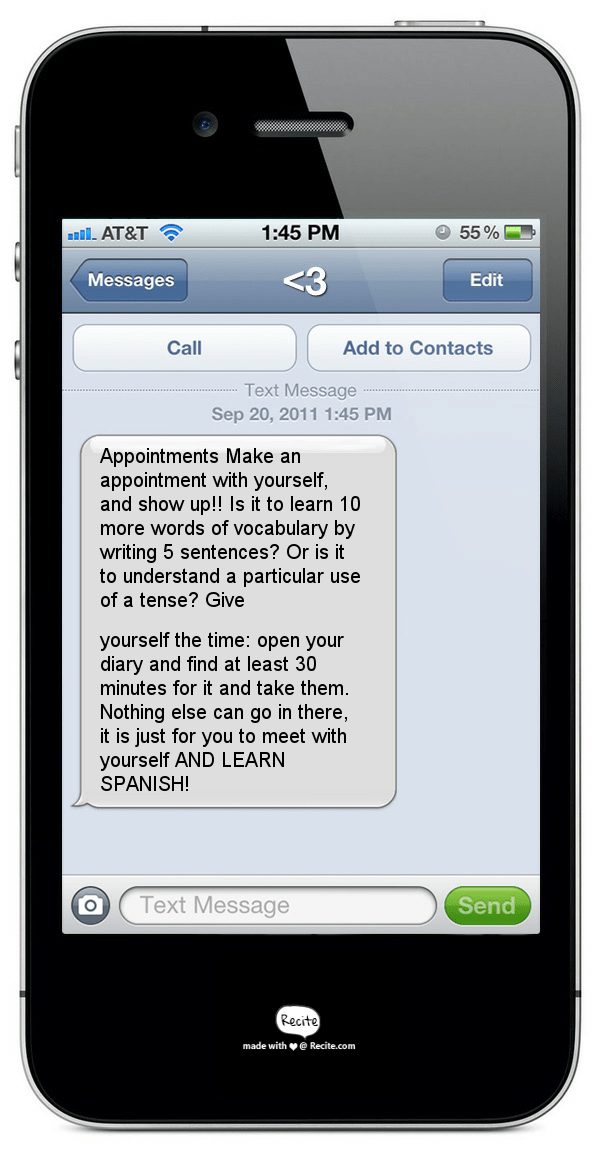 Appointments Spanish Bytes
