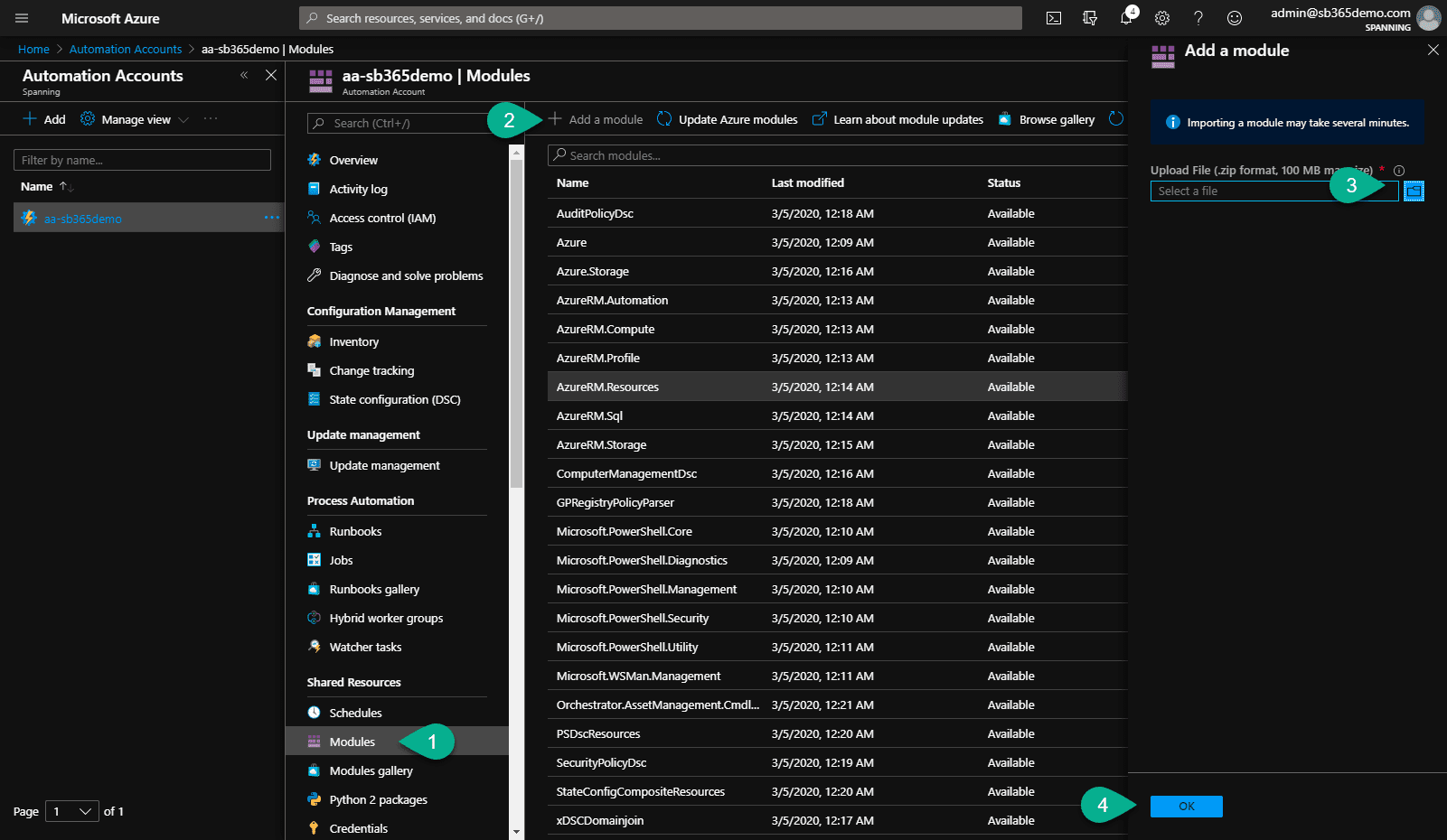 PowerShell Module Update 3.4.0.1 Backup for Microsoft 365 Spanning