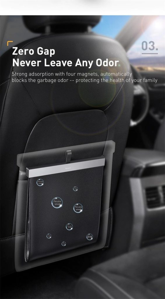Original Baseus Car Organzier Backseat Storage Bag Auto Pocket