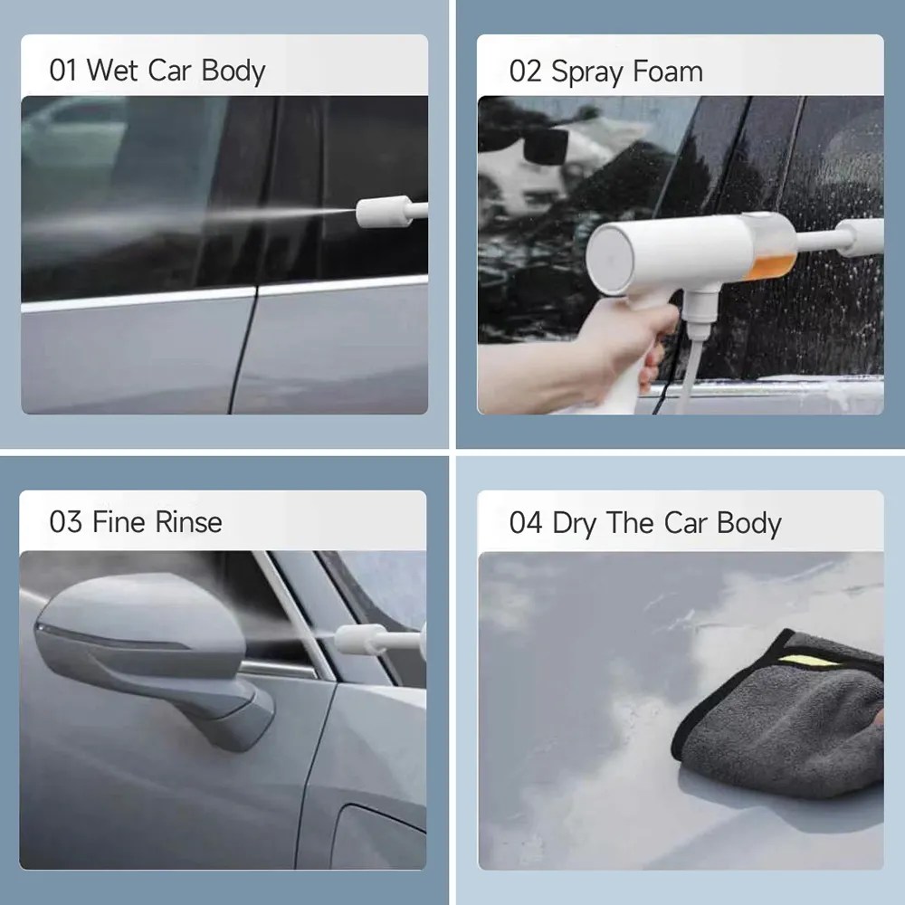 Xiaomi Mijia Wireless Car Washing Machine Gun Portable, Automatic Water