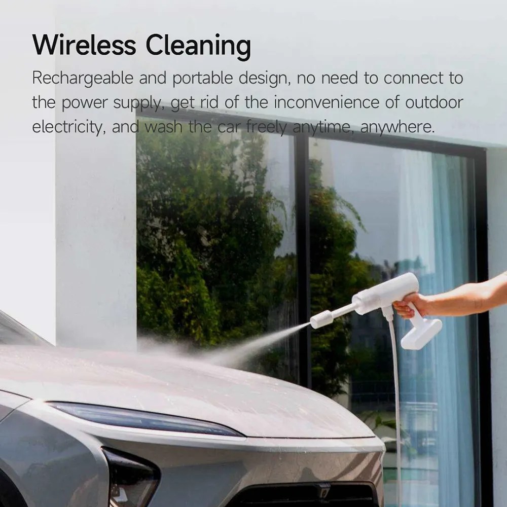 Xiaomi Mijia Wireless Car Washing Machine Gun Portable, Automatic Water Absorption 2.4MPa