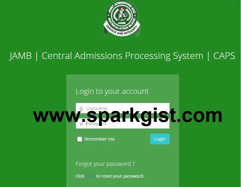 JAMB CAPS Portal 2022/2023 has Been Activated Check your Result Upload