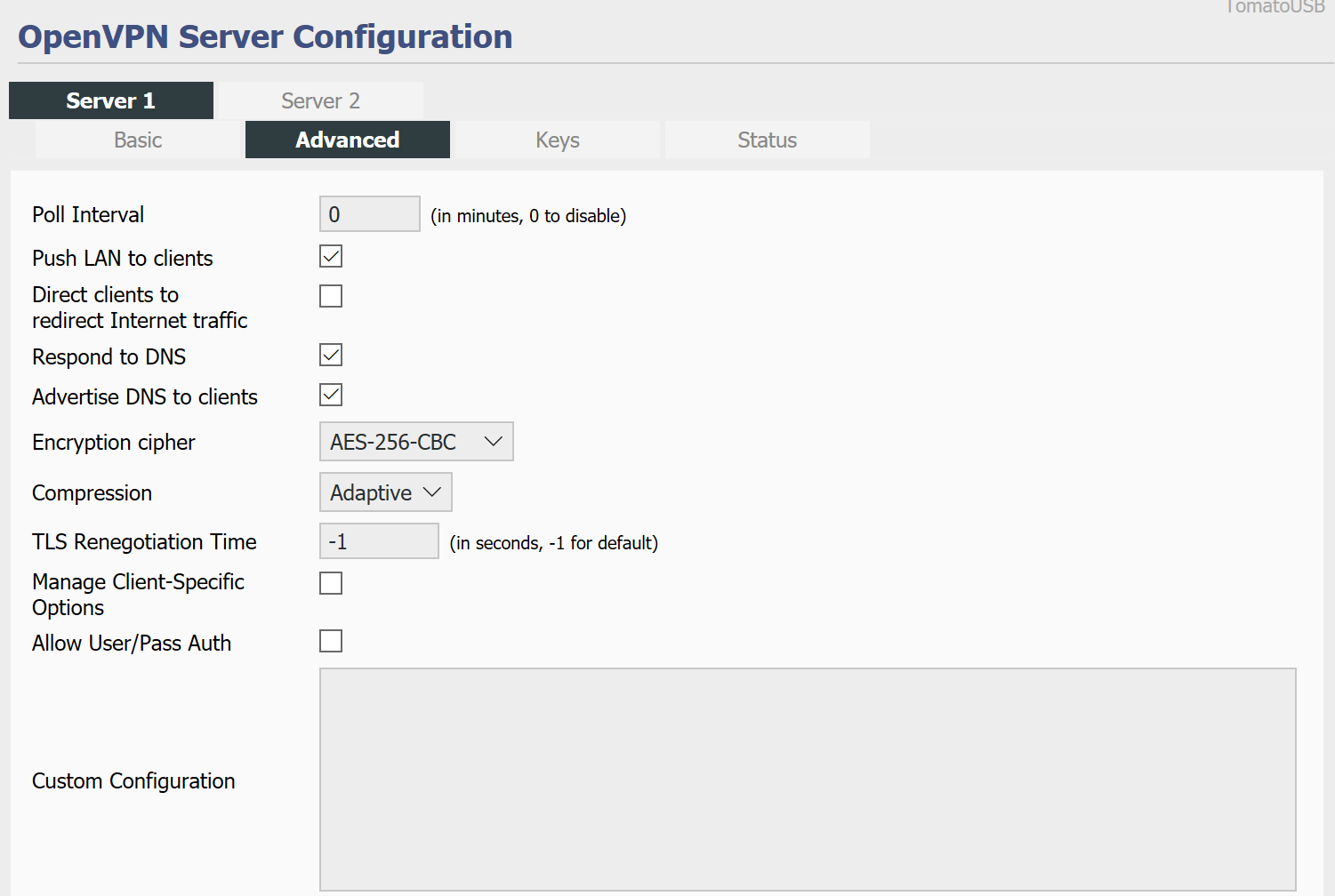 Setting up an OpenVPN server with Tomato router and Viscosity SparkLabs