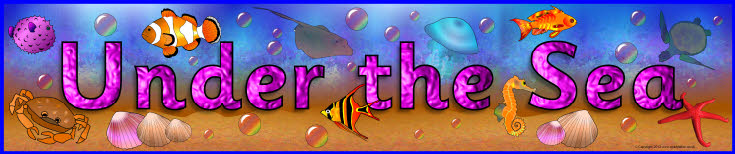 Under the sea display banner (SB1849) SparkleBox