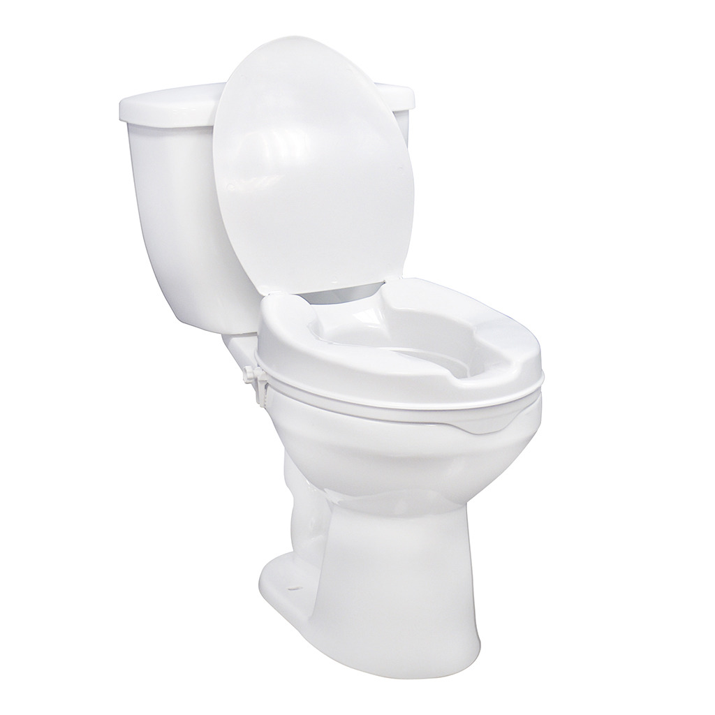 Drive Medical 2” Raised Toilet Seat With Lid Sparkle Pharmacy