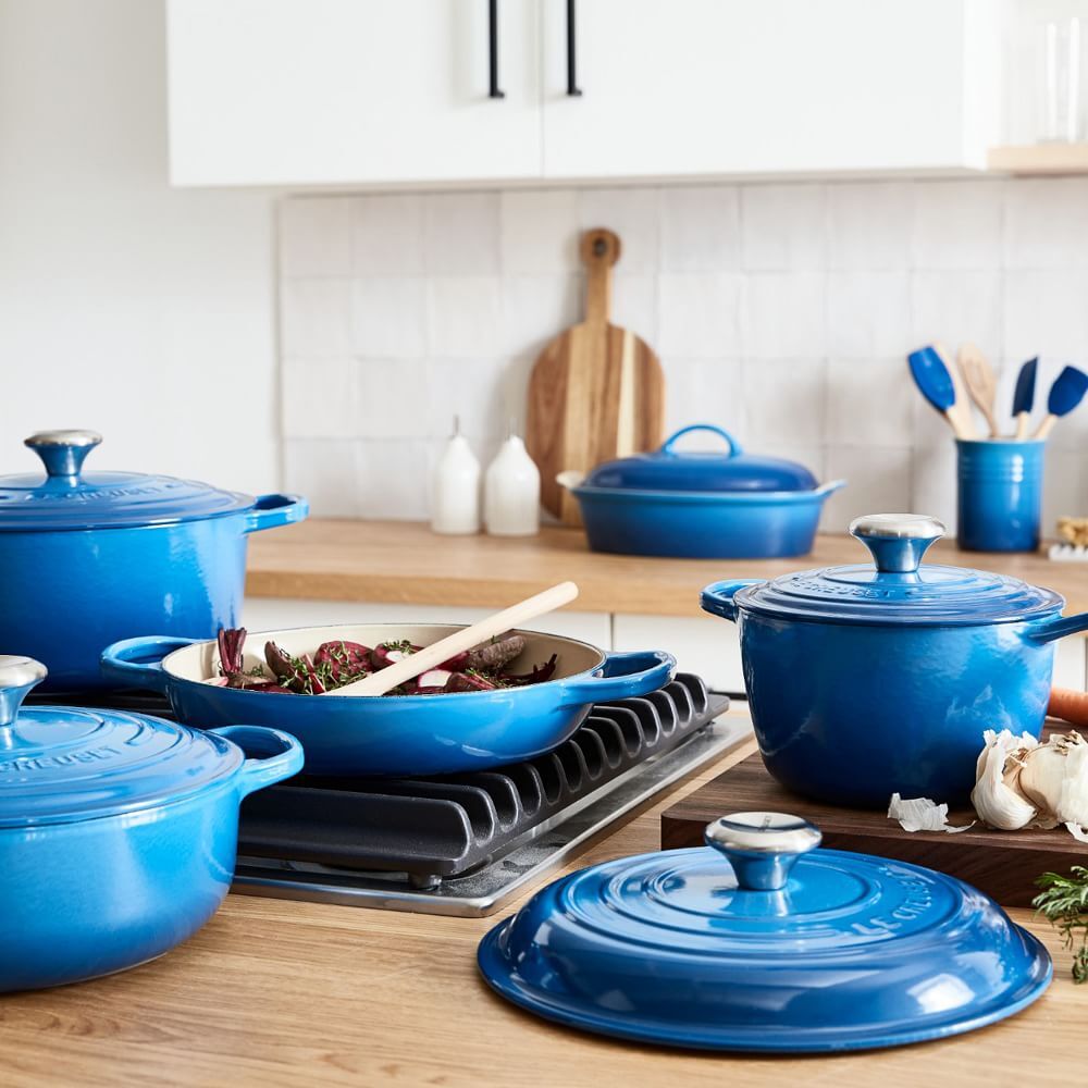 Le Creuset Marseille Blue Cookware Sparkles and Shoes