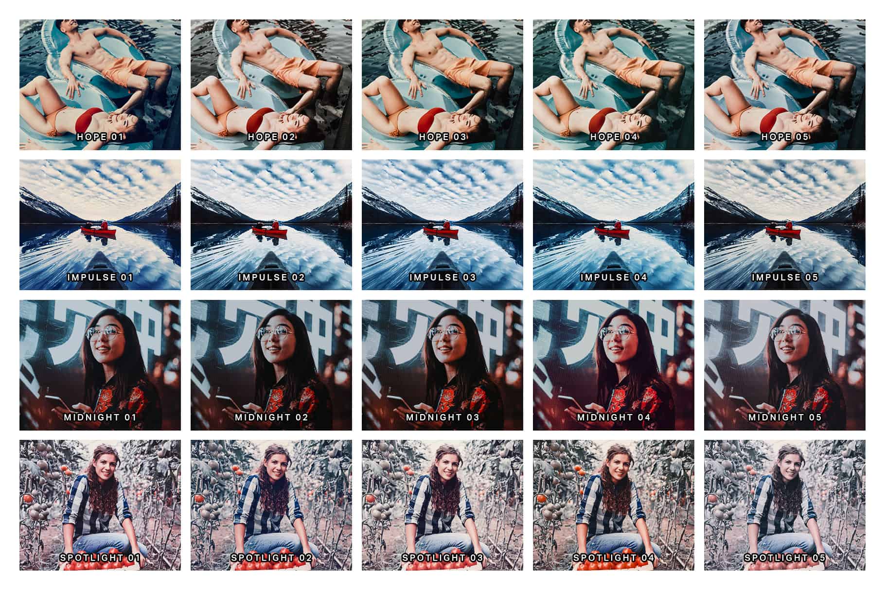 20 Red and Blue Lightroom Presets and LUTs SparkleStock