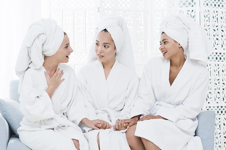 How to Wear a Robe Spark Towel