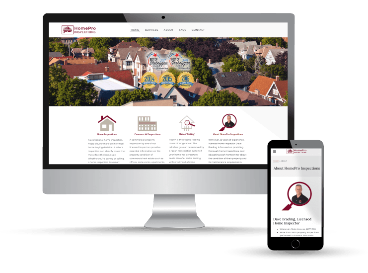 HomePro Inspections Sparkworks Marketing & Web Design Inc.