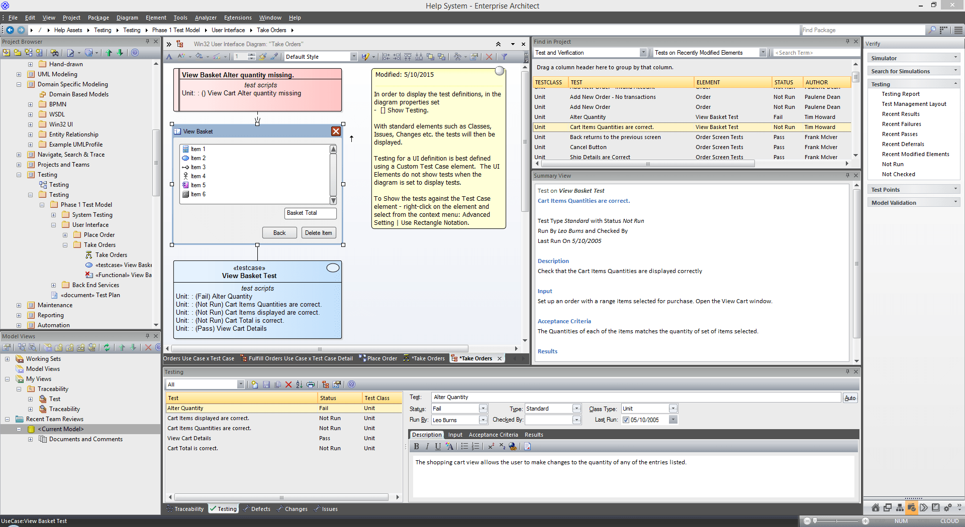 Project Management Enterprise Architect User Guide