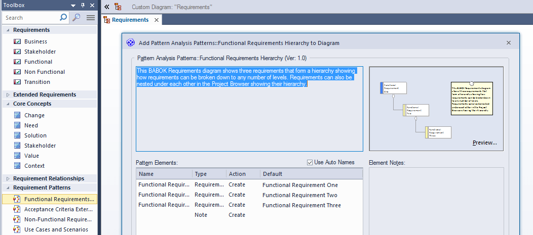 BABOK Guide v3 Tutorial Creating Your Own Diagrams Enterprise Architect Sparx Systems