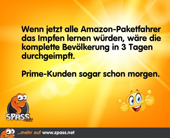 AmazonImpfung Lustige Bilder auf
