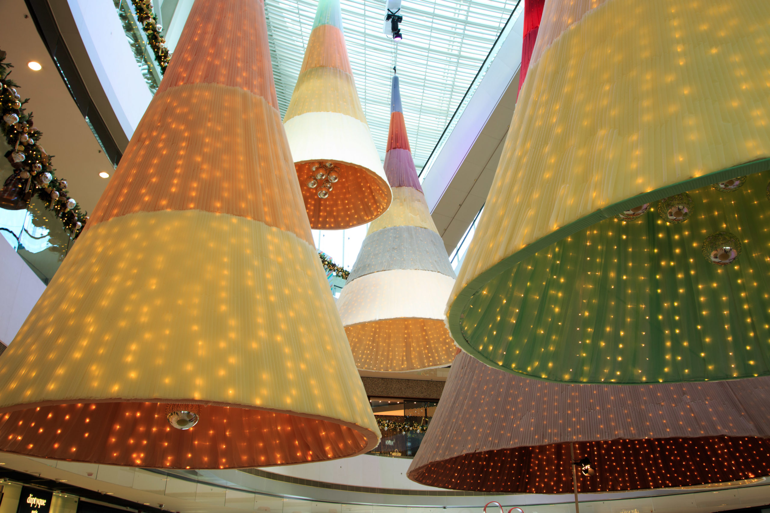 Glowing Trees Art Installation Spatial Practice