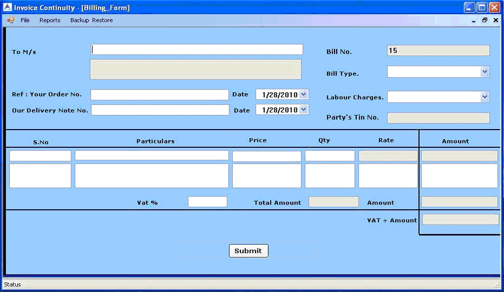 🎉 Patient billing system project. Billing sytem in VB project. 20190225