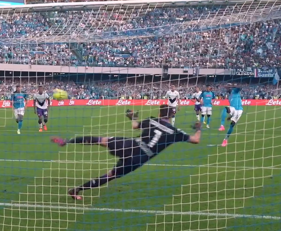 NapoliFiorentina 10 decide il rigore di Osimhen