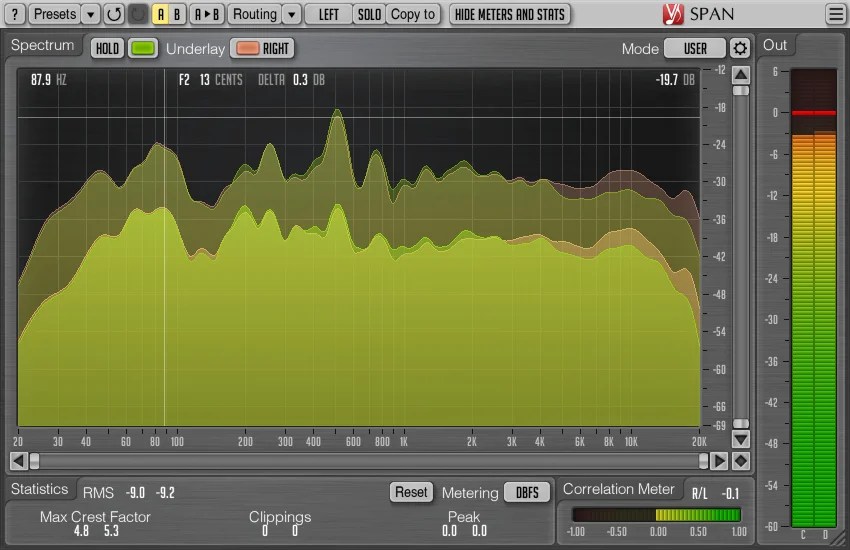 Free download the best audio spectrum analyzer VST Spazio Sonoro Records