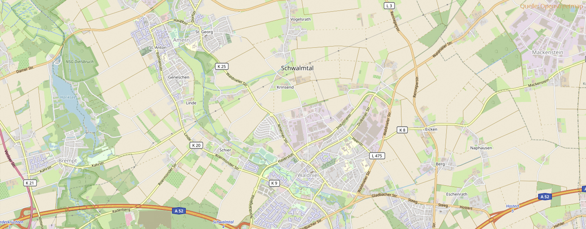 Schwalmtal Karte Antrag auf Verkehrskonzept SPD Schwalmtal