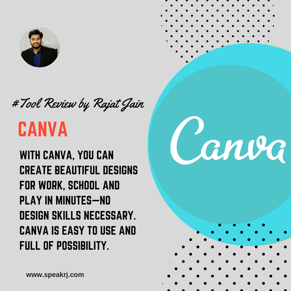 Canva Free Graphic Design Tool App Review Rajat Jain