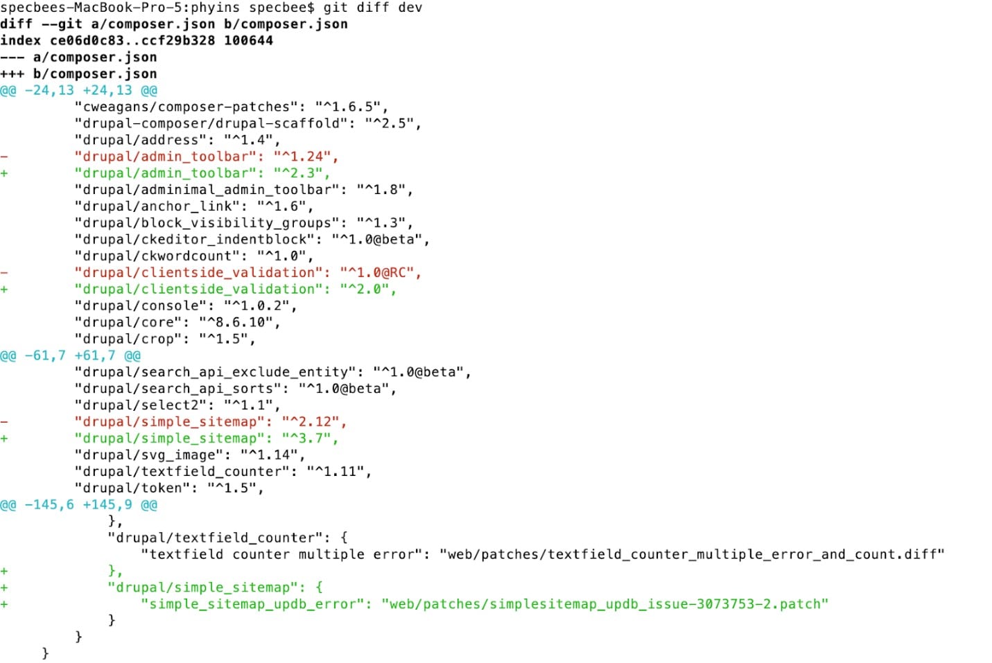 Specbee How to create and apply a patch with Git Diff and Git Apply commands for your Drupal