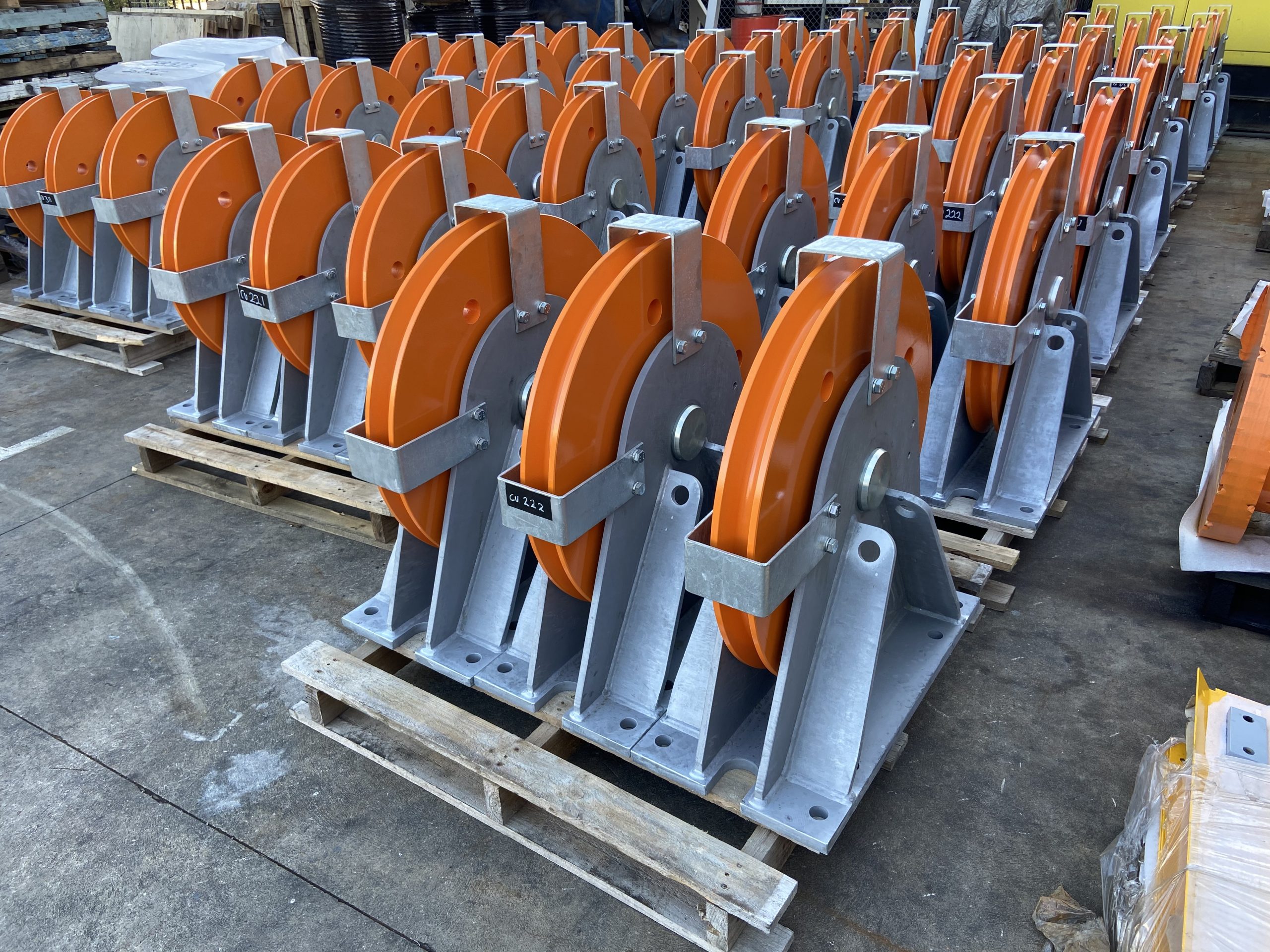 Heavy 650 Tonne Sheave Block Systems Heavy 650 Tonne Sheave Block System SMC