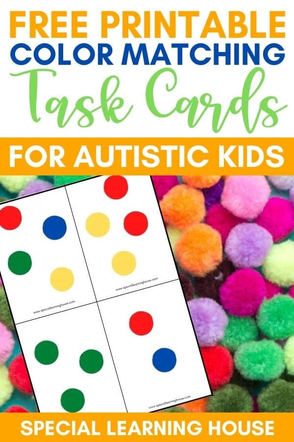 Free Printable Color Matching Pompom Task Cards Special Learning House Free Printable Color Matching Pompom Task Cards Special Learning House