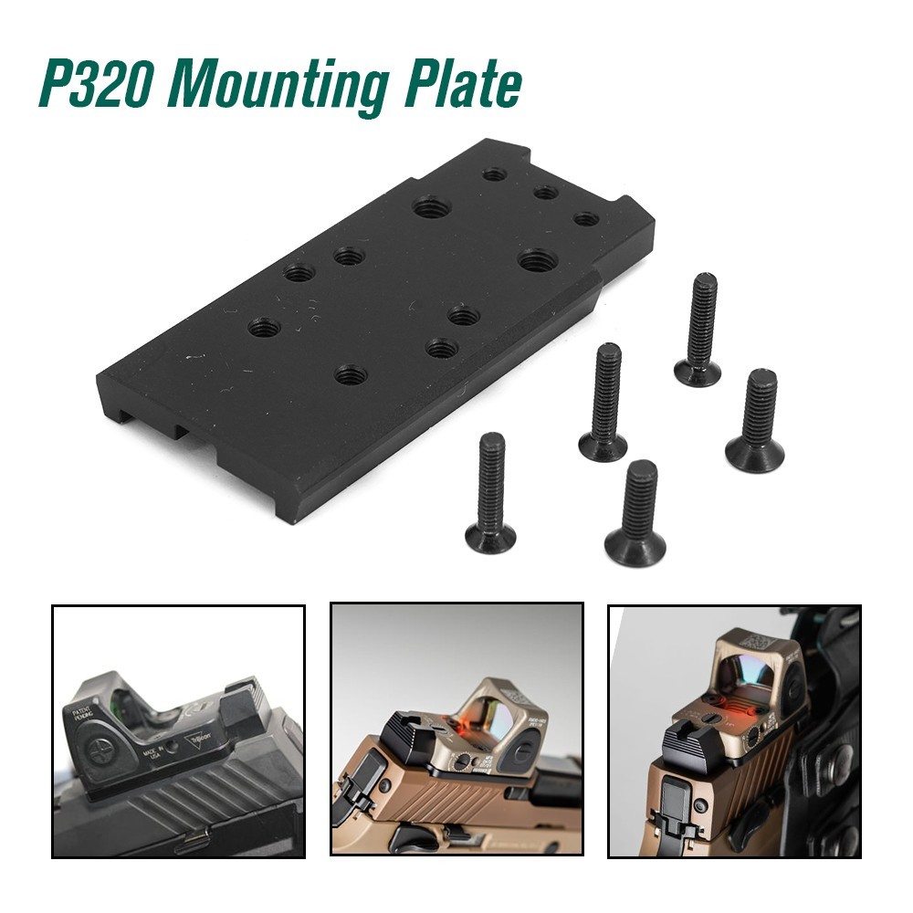 SIG P320 red dot sights Universal mounting plate