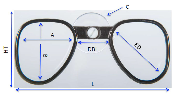 Dive Mask Lens Inserts Scuba Spec Prescription Lens Insert