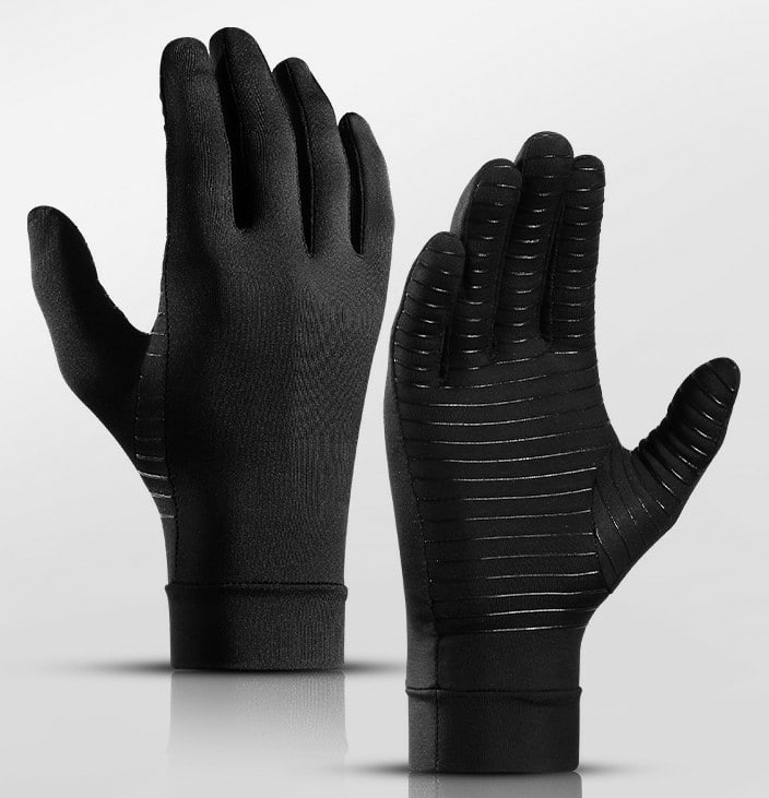 Virus Preventing Workout Gloves Copper Infused Compression Gloves