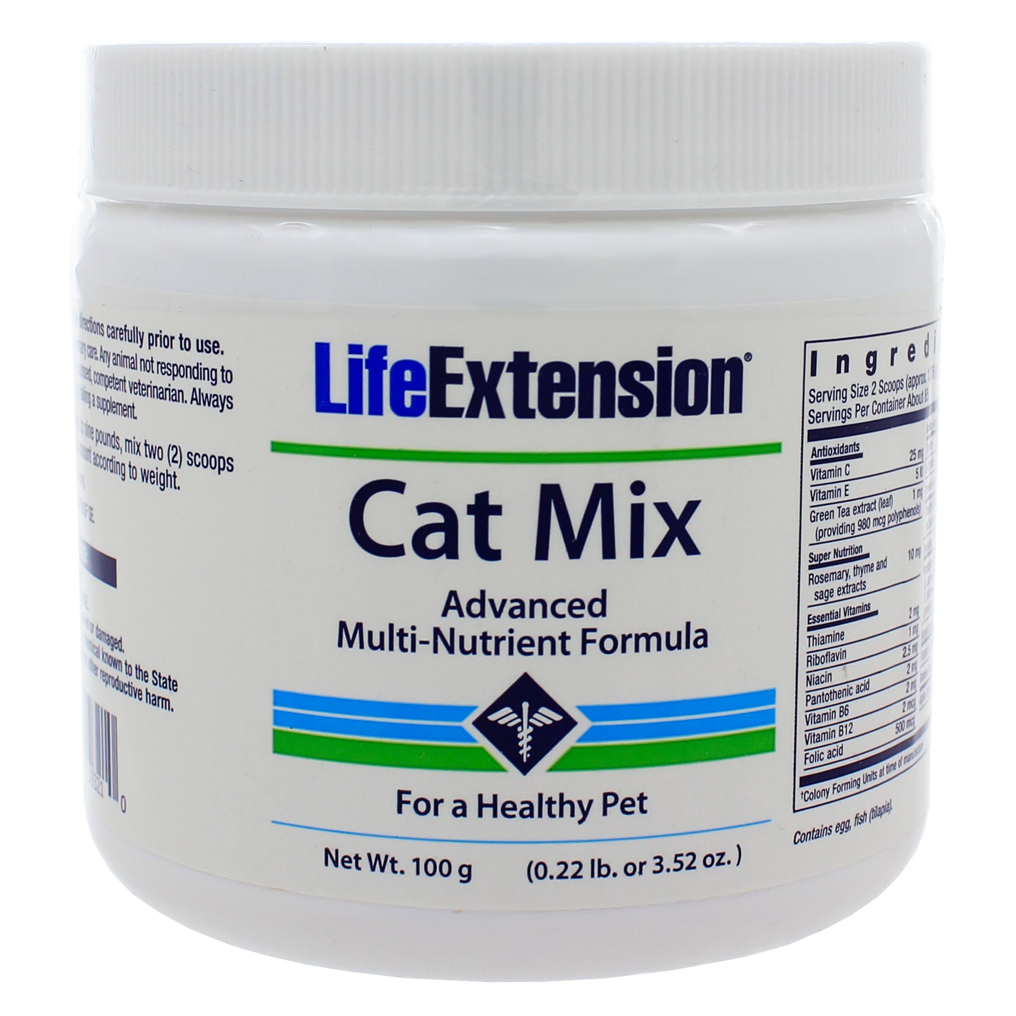 Buy Life Extension Cat Mix 100 grams Supplement Online Spectrum Supplements