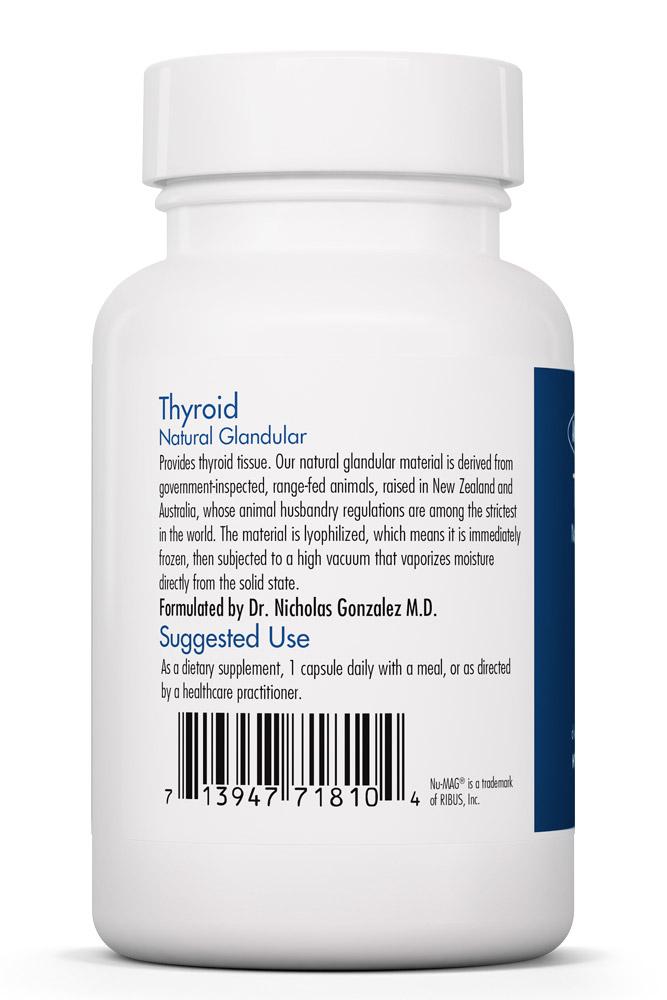 Thyroid Natural Glandular 100 capsules Spectrum Supplements