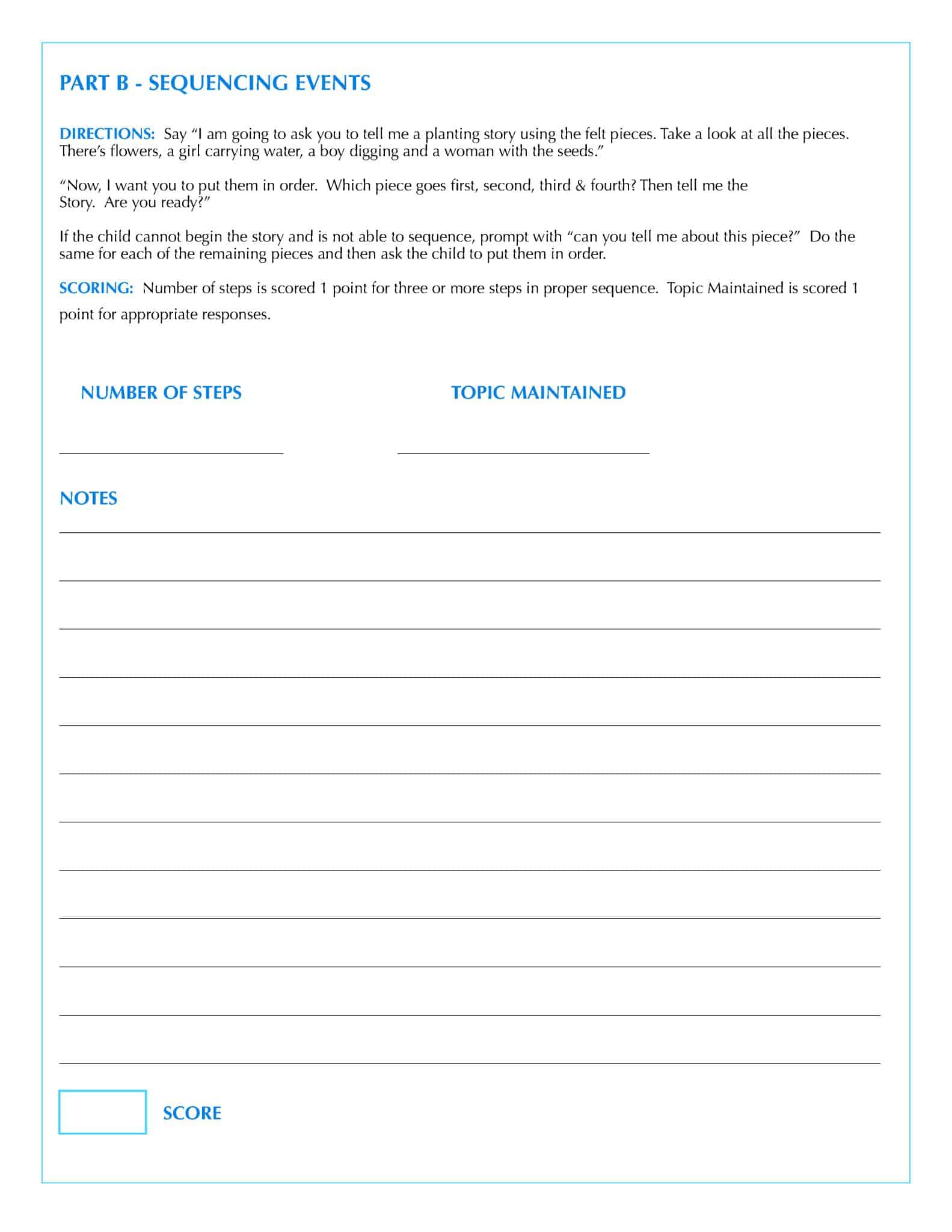 My Little Farm Language Screener Speech Corner