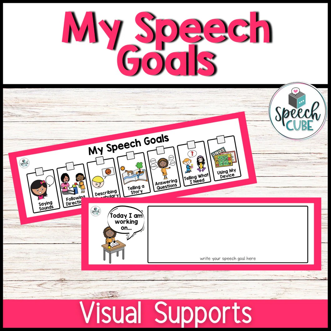 My Speech Goals Visual Speech Cube