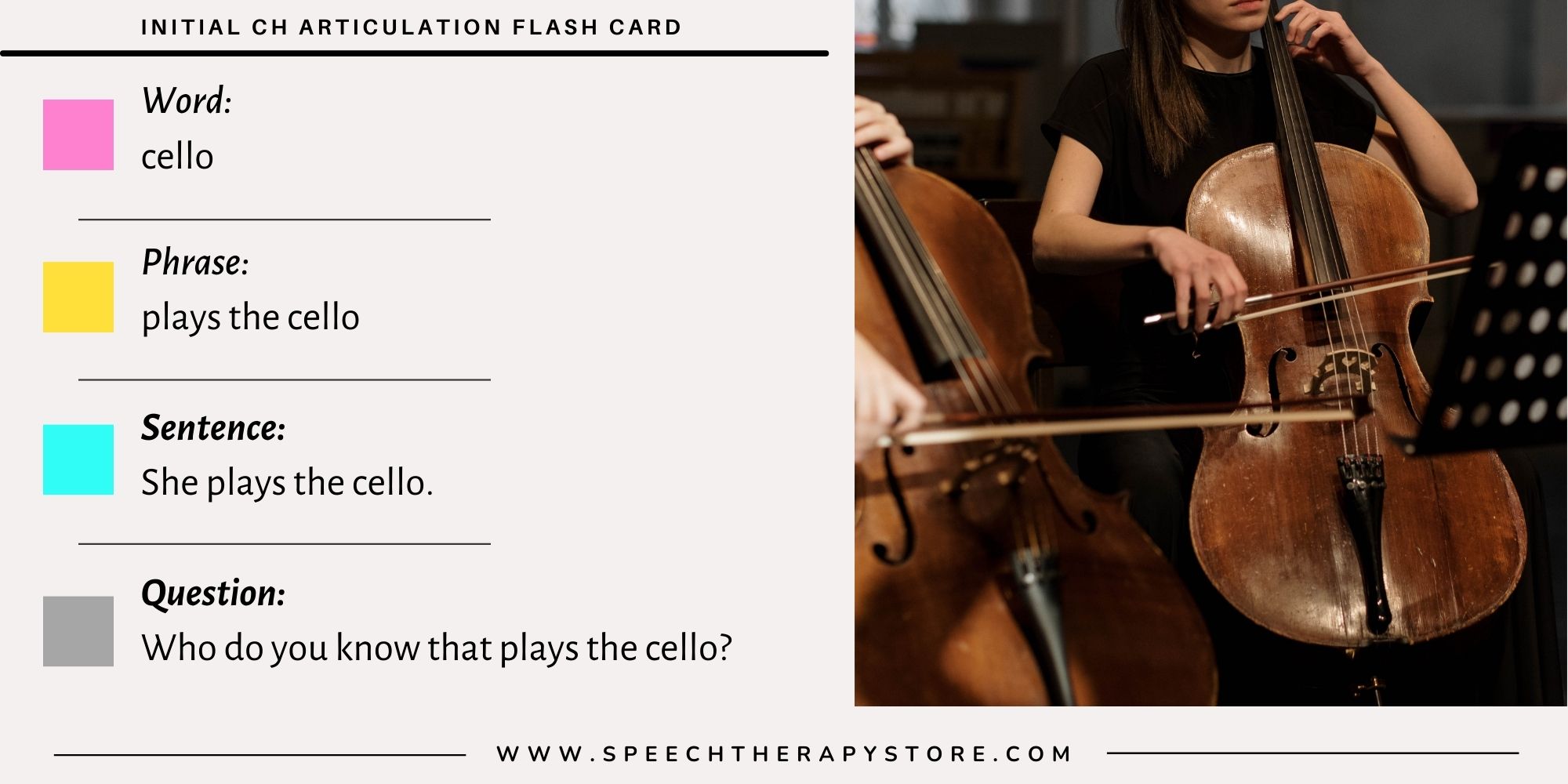 300+ CH Words Speech Therapy {Word Lists for CH Sound} Speech Therapy