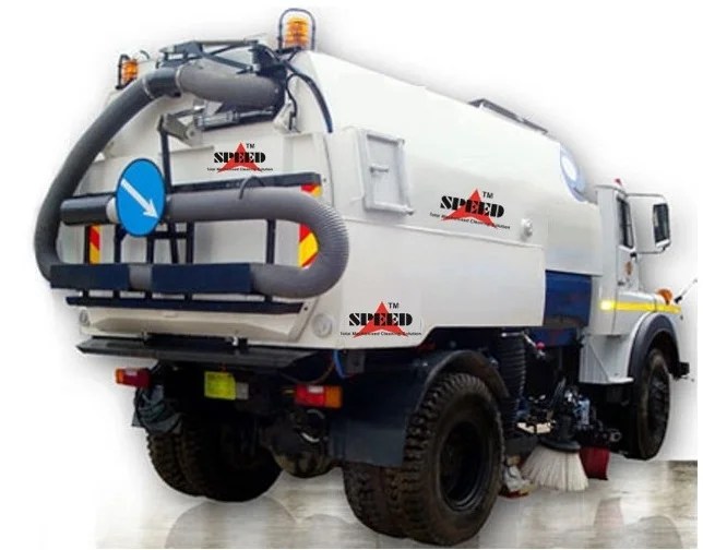 Truck mounted vaccum speeping machine Speed Kleen System