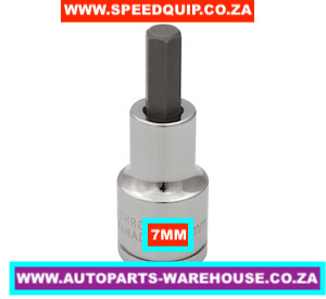 HEX SOCKET 7MM 1/2 DRIVE - SPEEDQUIP AUTO PARTS AND ACCESSORIES