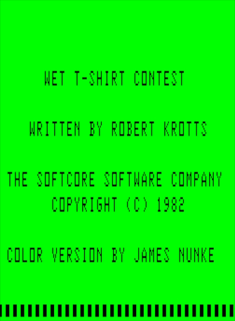 Wet T-Shirt Contest - Guides - Speedrun.com