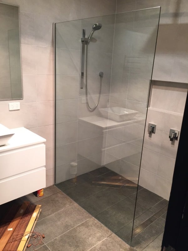 Frameless Fixed Panel Melbourne Speedy Shower Screens