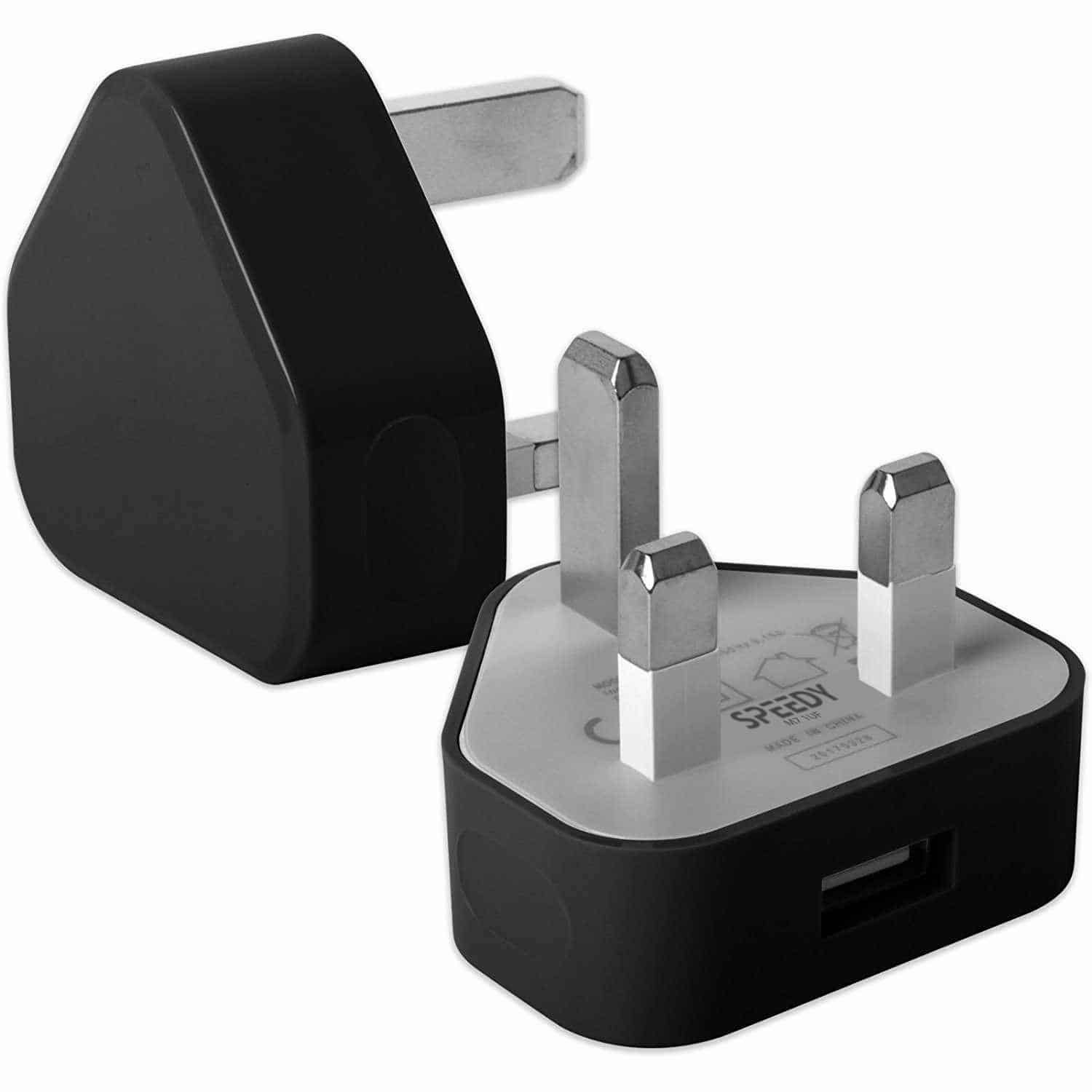 1 Amp Single USB Plug Speedy Accessories