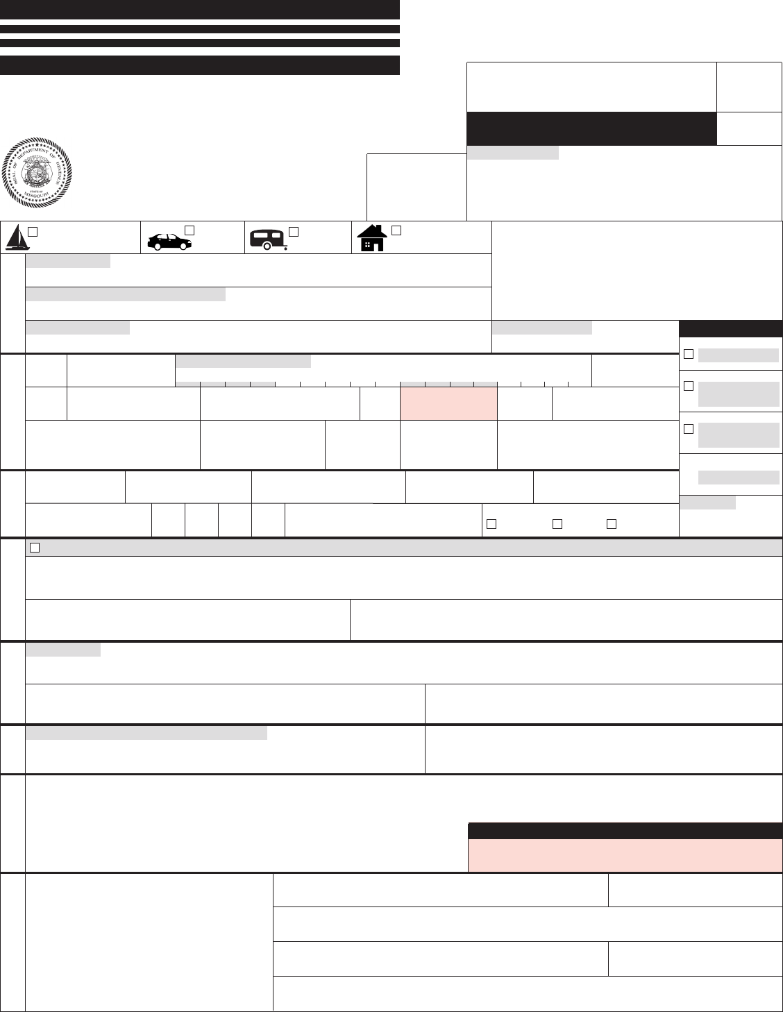 Free Missouri Affidavit/Application For Missouri Repossession Title PDF 104KB 2 Page(s)