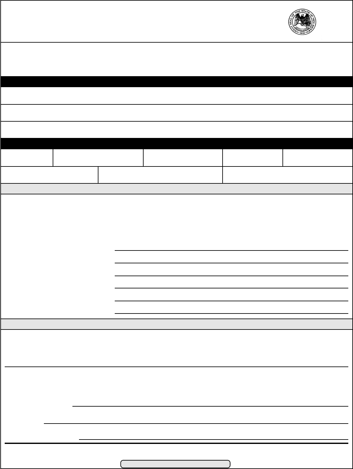 Free New Mexico Affidavit of Resale Form PDF 184KB 2 Page(s)