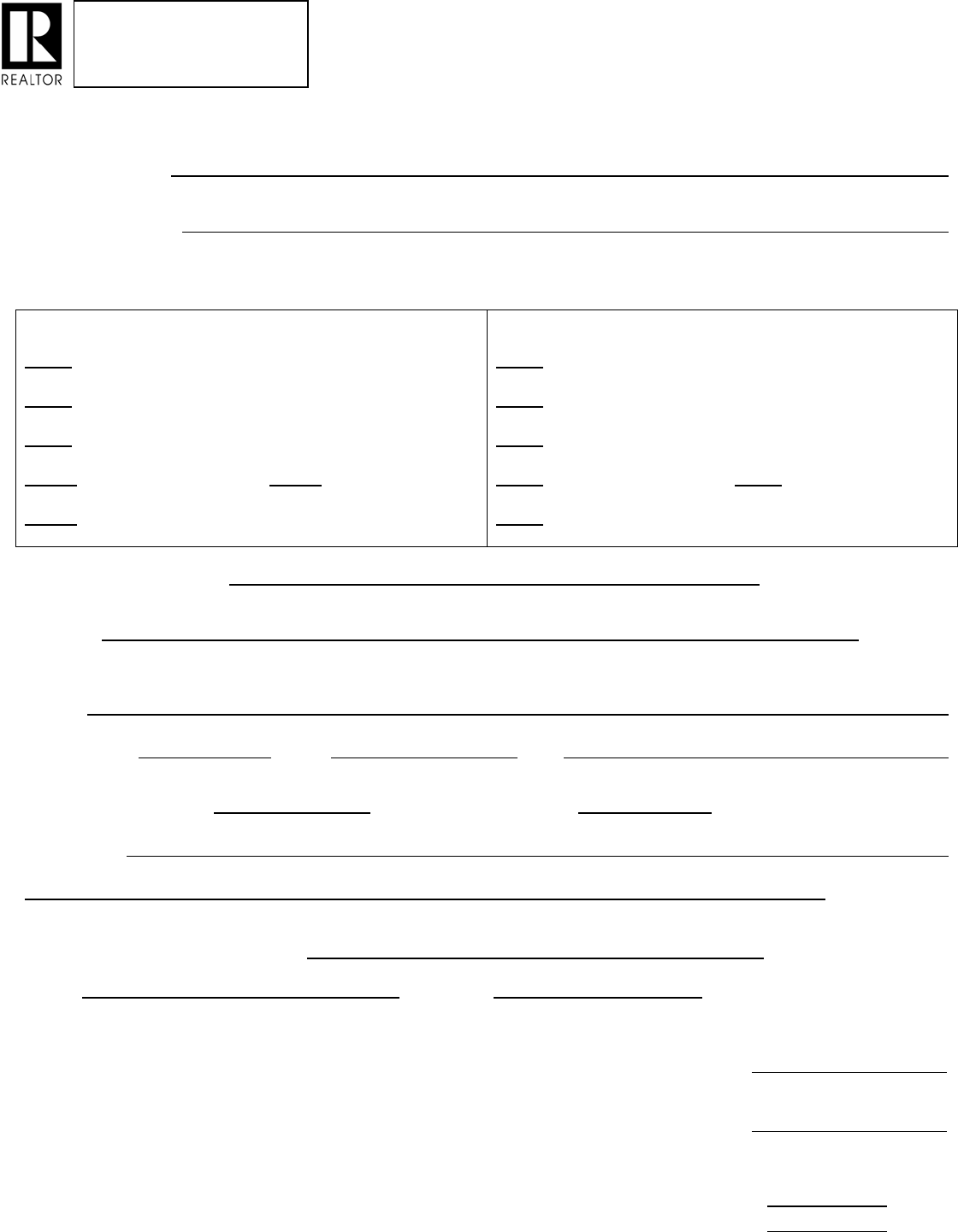 Free Manitoba Offer to Purchase Real Estate Commercial Form PDF