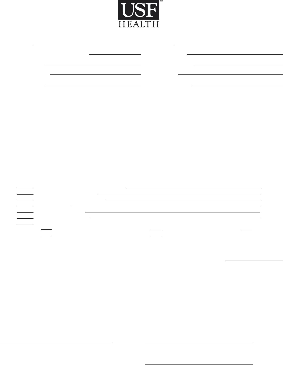 Free Florida Medical Records Release Form PDF 97KB 1 Page(s)