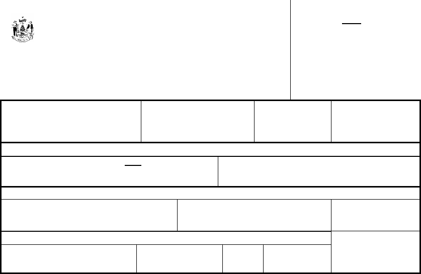 Free Maine Voter Registration Form PDF 133KB 2 Page(s)