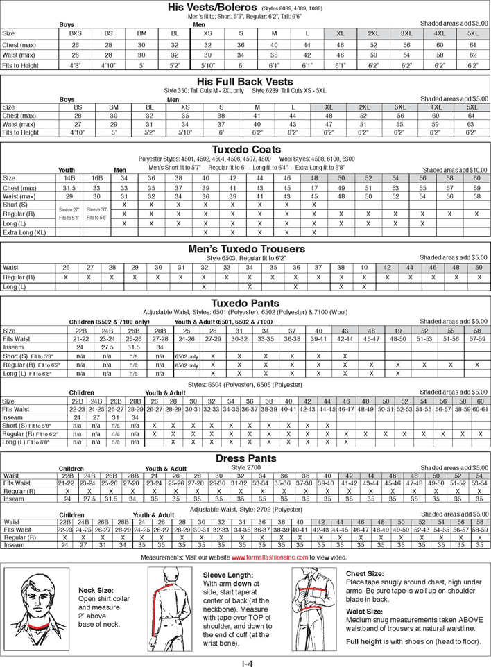 Free Clothing Size Chart PDF 161KB 2 Page(s) Page 2