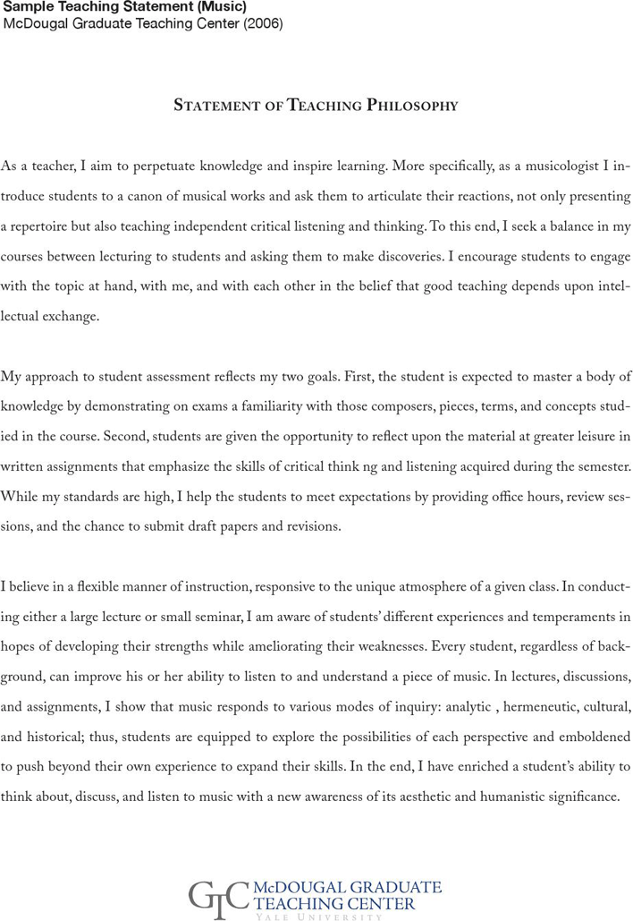 Free Teaching Philosophy Example PDF 1025KB 10 Page(s) Page 3