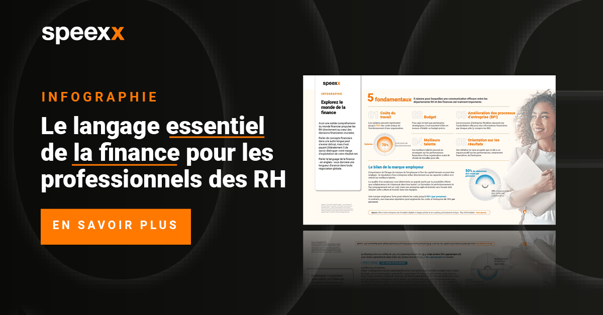 La finance pour les RH Speexx