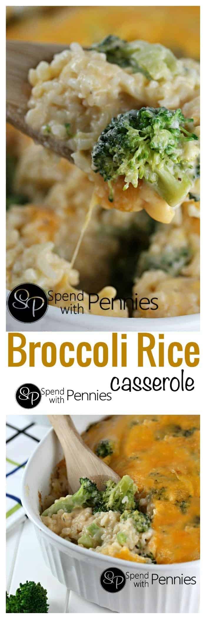 Broccoli Rice Casserole {Made from Scratch} Spend With Pennies