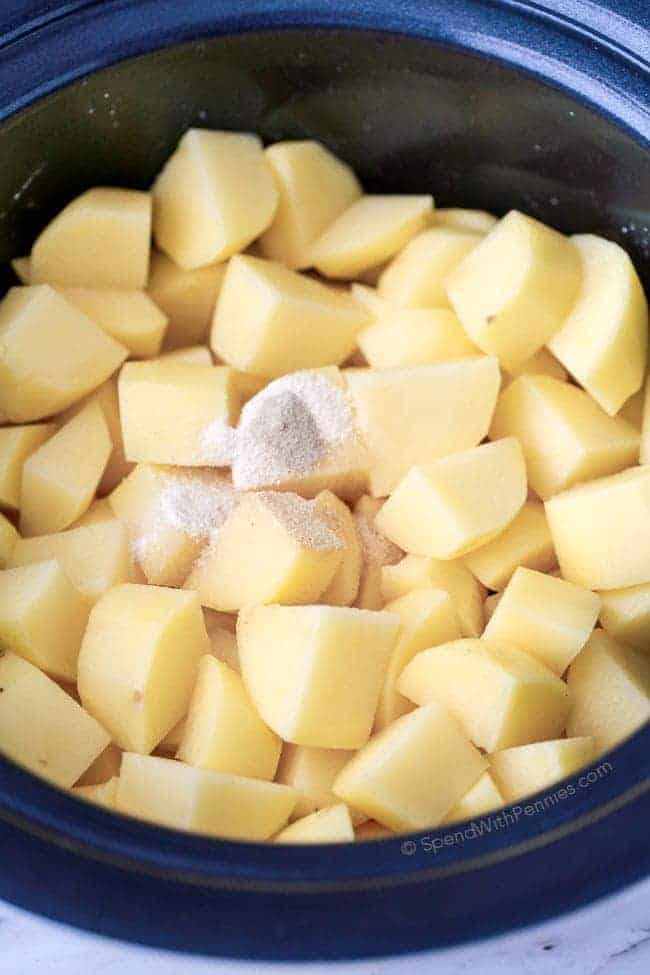No Boil Slow Cooker Mashed Potatoes Spend With Pennies